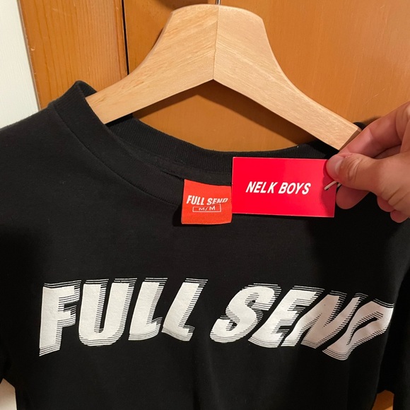 Nelk Boys Full Send T shirt with Merch Tags - Picture 1 of 2